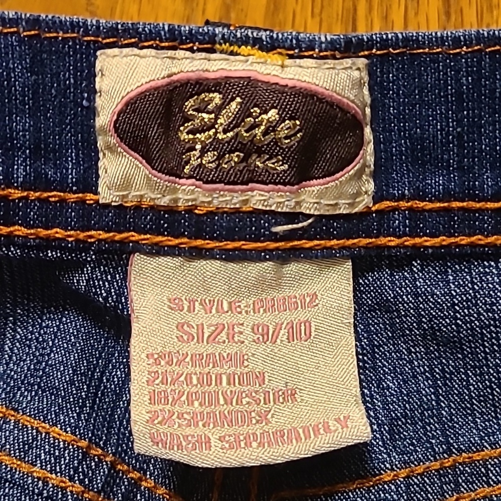 Elite Black Pocket Boot Cut Jeans - Ladies 9/10 - Picture 4 of 11